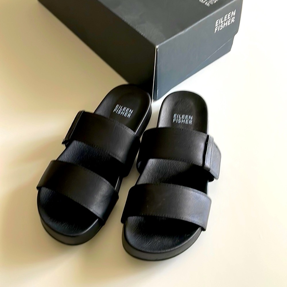 Dee Leather Slide Sandals